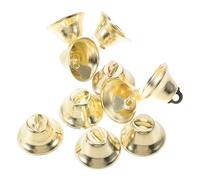 NIYANGLE 10 Pezzi Campanellini di Metallo Oro Vintage per Addobbi Natalizi | Nastri e Scatole Regalo, Decorazione Sospesa, Uso Creativo per Ghirlande e Porte