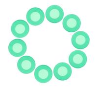 NIYANGLE 10 Pezzi Copertura per Stetoscopio in Silicone Verde, Set da 10 Pezzi, Protezione Membrana Morbida e Antiscivolo, Accessorio Medico Riutilizzabile per Uso Ospedaliero e Clinico