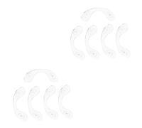 NIYANGLE 10 Pezzi Naselli Avvitabili Kit Riparazione Occhiali Cuscino D'aria in Silicone Naselli Anti Fermavetro Nasello Per Occhiali in Silicone Gel Di Silice Fermo Portatile Bambino