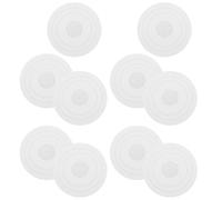 NIYANGLE 10 Pezzi Piastra Ricambio in Acciaio Inox Argento | Resistente alla Deformazione, Superficie Liscia Facile da Pulire, Distribuzione Precisa Dell'acqua, Risparmio Idrico