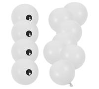 NIYANGLE 100 Palloncini in Lattice a Forma di Occhio Bianchi 5 Pollici Decorazioni per Feste Natalizie Kit Decorativo per Archi Colonne e Centrotavola Adatti per Casa Bar e Club