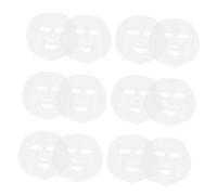 NIYANGLE 100pezzi Maschere per Cura Garza Pretagliata Copri Viso per Saloni di Bellezza Cuscinetto per Viso Miglior Assorbimento Adatto Tutti i Tipi di Vestibilità Aderente per Massima