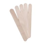 NIYANGLE 100pezzi Spatole Per Ceretta in Legno Monouso Spatola Per Cera Arrotondata Abbassalingua Per Ceratura Per Uso Professionale e Domestico