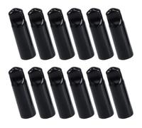NIYANGLE 12 Pezzi Cappucci Protettivi in Gomma per Rubinetto della Birra Nero, Copertura per Rubinetto alla Spina per Protezione e Pulizia, per Bar e Cucina