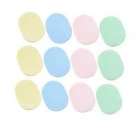 NIYANGLE 12pezzi Spugnette Per Trucco Make up Spugne Trucco Viso Pulizia Spugnette Detergente Per Viso Spugne Esfolianti Morbide