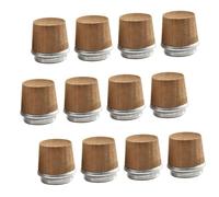 NIYANGLE 12pezzi Tappi per Bottiglie d Acqua Tappi di Ricambio per Bottiglie d Acqua per Sottovuoto in Sughero di Legno Sughero per Resistenti e Sicuri