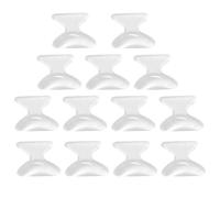 NIYANGLE 13 Pezzi Naselli in Silicone Antiscivolo per Occhiali, Autoadesivi | Morbidi al Tatto, Riducono Peso Sul Naso, Accessori per Occhiali da Vista e Montature