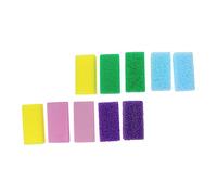 NIYANGLE 15 pezzi Pietre Pedicure PU Anticallo con Impugnatura Ergonomica per Esfoliazione Piedi Rimozione Morta e Massaggio Rilassante Colori Misti