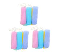 NIYANGLE 15pezzi Esfoliante Per Sacchetti Per Bagno Pouch Per Massaggio Colori Casual Per Saponi Fatti Mano e Cosmetici