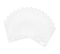 NIYANGLE 16 Fogli Stencil Delicato per Pittura di Halloween in Pet Bianco, Resistente e Sicuro, per Decorazioni Murali e Progetti Artistici Fai da Te