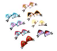 NIYANGLE 16 Pezzi Accessori con Orecchie Fermagli e Decorativa per Feste e Cosplay Include Palline Colorate e Sequins