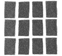 NIYANGLE 16 Pezzi Spugna per Cicatrici Trucco Effetto Ferite in Pu Nero per Halloween Party e Cosplay, per Creare Cicatrici e Peluria su Viso e Corpo