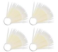 NIYANGLE 160pezzi Punta Unghia Colori Per Unghie Espositore Nail Art Formazione Design Salone Scuola Personale Metallico Organizzazione Trasporto Raccogliere Smalto Etichettatura Colore Gio