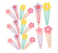 NIYANGLE 16pezzi Forcine Floreali per Capelli Clip Decorative Motivi Floreali Accessori per Capelli per Ragazzo Ragazza e Donne Fermagli Colorati e Leggeri per Hairstyles