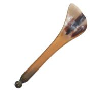 NIYANGLE 1pezzi Bastoncino Massaggio Antirughe Viso e Occhi in Corno Naturale Per Spa Strumento Relax Schiena Collo e Spalle Levigato Per Idratazione e Stimolazione Cutanea Colore Casuale