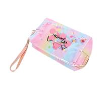 NIYANGLE 1pezzi Borsa Make-up Colorata Con Chiusura Sicura Per Viaggi e Uso Quotidiano Pouch Decorativa Per Cosmetici e Piccole Cose Design Creativo e Facile Da Pulire