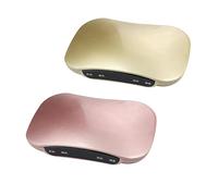 NIYANGLE 1pezzi Cintura Dimagrante Elettrica Per Donna Fascia Massaggiante Antivibrazione Per Allenamento Sportivo e Perdita Peso Design Ergonomico Oro