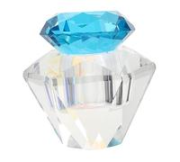 NIYANGLE 1pezzi Coppe per Nail Art in Cristallo per Miscelare Liquidi come Smalto per Unghie con Coperchio e Fondo Spesso per Stabilità per Saloni di Bellezza e Appassionati di Manicure