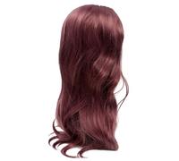 NIYANGLE 1pezzi Parrucca Donna Lunga Riccia Copricapo Sintetico Tinta Seta Alta Temperatura Naturale al Tatto per Cosplay e Teatro