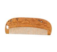 NIYANGLE 1pezzi Pettine Legno Di Sandalo Pettine Per Doppia Faccia Accessorio Per La Dei Resistente Alla Rottura e Alla Deformazione Per Migliorare La Circolazione Sanguigna e Prevenire
