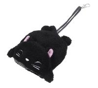 NIYANGLE 1pezzi Portamonete Forma Di Gatto Peluche Borsello Portachiavi Unico Per Monete e Piccole Cose Stile Random Per Tutte Le Età