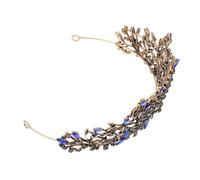 NIYANGLE 1pezzi Tiara Per Matrimonio e Foglie Barocche Coroncina Per Compleanni Feste e Speciali Accessorio Per Sposa e Cerimonie