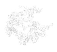 NIYANGLE 1sacchetto Filler Irregolare Per Nail Art Accessori Per Manicure Decorativi Perfetti Per Progetti Fai Te e Scrapbooking Per Uncinetto e Creazioni Personalizzate