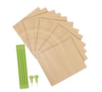 NIYANGLE 1Set Braille con Punteruolo per Scrittura Braille Kit per Studio e Apprendimento per Persone Non Vedenti e Riutilizzabilper Esterni