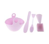 NIYANGLE 1set Ciotole Silicone Per Maschere Della e Essenziali Design Portatile La