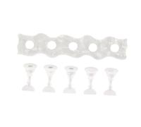 NIYANGLE 1set Espositore Per Unghie Resistente Per Nail Art Rack e Portatile Per Unghie Artificiale e Tecniche Manicure Per Estetiste e Appassionati