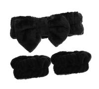 NIYANGLE 1set Fasce Per Con Fiocco Per Lavaggio Viso e Della Include Fasce Elastiche Per Polso Pratiche e Non Scivolose