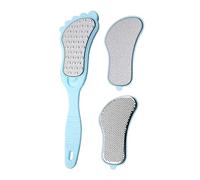 NIYANGLE 1set Raspini Per Piedi Portatili Rimozione Della Morta Raspa Per Talloni e Calli Strumento Manuale Per Pedicure Colore Blu Design Compatto e Facile Da Usare