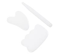 NIYANGLE 1set Strumenti Per Massaggio Gua Sha Piastra Raschiante Per Massaggi Del Corpo e Del Viso Massaggio Rigenerante Per Collo Spalle e Gambe