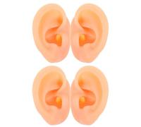 NIYANGLE 2 Paia Di Modelli Di Orecchie In Silicone Espositore Per Orecchie In Silicone