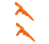 NIYANGLE 2 Pcs Meridiano Tradizionale Punto Utile Riflessologia Tailandese Casa Suola Pratico Durevole Strumento Creativo Triangolo Salute Cono Corpo Raschietto Piede Pollice