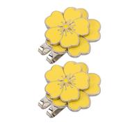 NIYANGLE 2 Pezzi Clip Leggero e Decorativo per Cappello da Golf a Forma di Giallo in Lega di Zinco per Sport All'aperto e Partite Rilassate