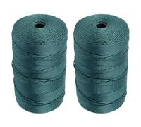 NIYANGLE 2 Pezzi Corda di Nylon Ritorta per Riparazione Reti da Pesca Spago Resistente per Pesca in Acqua e Salata Fune Intrecciata per Manutenzione all’Aperto