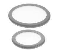 NIYANGLE 2 Pezzi diaframma dello accessori ricambi nome pediatrico supporto auricolari di ricambio per pvc Grigio