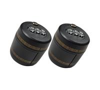 NIYANGLE 2 pezzi Lucchetto Combinazione Cifre per Bottiglia Vino e Liquori Tappo Sigillante Ermetico Antigoccia per Bottiglie di Vino Birra e Bevande Protezione Senza Chiave