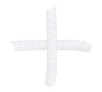 NIYANGLE 2 Pezzi Protezione Tronco Giovane a Spirale in Plastica PP Bianca | Protegge Corteccia e Crescita, Design Flessibile, per Vivai e Parchi, Contro Danni da Animali