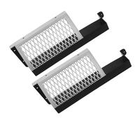 NIYANGLE 2 Pezzi Rete a Maglie per Biliardino in Plastica Nera, Accessori Calcio Balilla per Raccolta Palline, Porta Calcio Balilla per Gioco Domestico e Competitivo