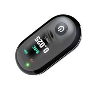 NIYANGLE 2 Pezzi Rivelatori Personale Test Primo Keychain Brasonatore Analizzatore Del Respiro Black Elettronico