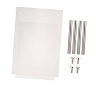 NIYANGLE 2 Pezzi Tabellone Espositivo per Unghie Acrilico per Nail Art con Design Trasparente per Mostrare Colori e Tecniche Stile per Praticare e Conservare Unghie Falsi