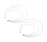 NIYANGLE 2 Pezzi Vergine Chiesa a fascia copricapo da sposa da sposa fascia da sposa Cesto della dea della dea fasce d'angelo fascia d'angelo copricapo della ferro da stiro