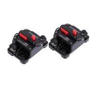 NIYANGLE 2 Pz Alimentazione Elettrica Nero Blackh Blacksto e Interruttore a Riarmo Manuale Blackwel Interruttore Automatico Commutabile Nerastro 250a Protettore Audio