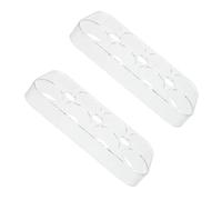 NIYANGLE 2 Pz Ripiano Per Le Uova Portauova in Plastica Vaschetta Porta Uova in Plastica Custodia Per Uova Da Frigorifero Cartoni Delle Uova Di Plastica Casa Neonato Pp Vuoto Staffa Piatta
