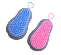 NIYANGLE 2 Pz Shampoo Massaggio Pettine Babyshop Lavaggio Della Testa Spazzole Lavatesta Massaggiatore Per Cuoio Capelluto Forfora Rimuovere Più Pulito Fare Un Bagno Bambino Plastica Setole