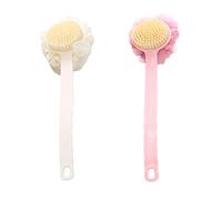 NIYANGLE 2 Pz Spazzolone Per Il Dorso Con Manico Lungo Spazzola Da Bagno Elastico Da Doccia Spazzola Per Doccia Spazzolino Da Bagno Pelliccia Soffice Bambino Spazzola Per Pulire La Schiena