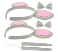 NIYANGLE 2 Set Accessori Costumizzati per Topo Halloween Include Cerchietto per Feste e Fotografie e Indossare