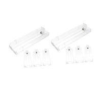 NIYANGLE 2 Set Espositore Per Sigarette Design Trasparente Per Visualizzazione E Rifornimento Rapido Per Negozi 4 Pezzi*2